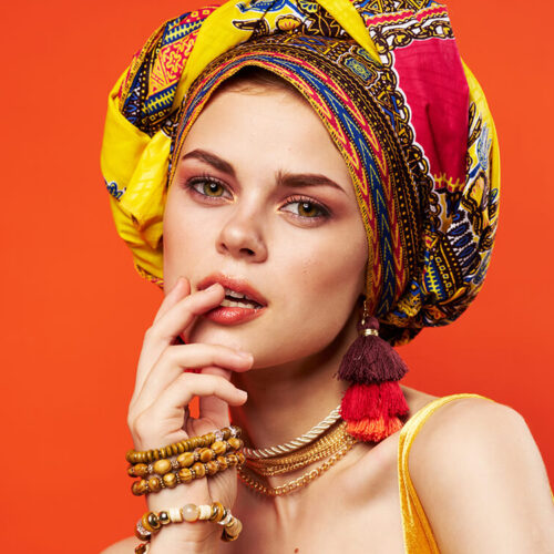 beautiful-woman-multicolored-shawl-ethnicity-afric-2023-11-27-05-06-47-utc